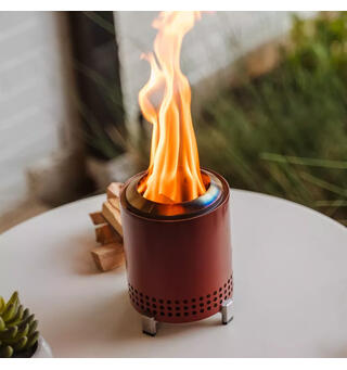 Leirbålbrenner Solo Stove Mesa MulberryRed