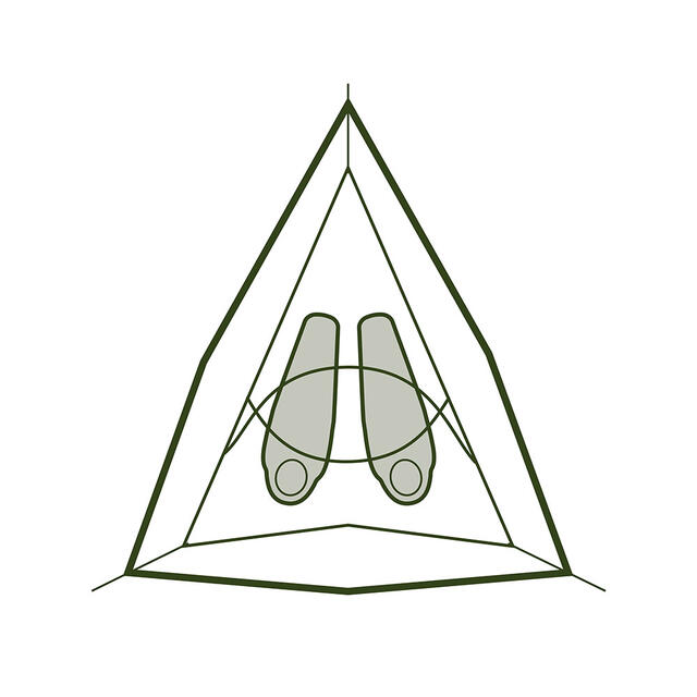 Lett tretelt til 2 Tentsile Flite+ PredatorCamo