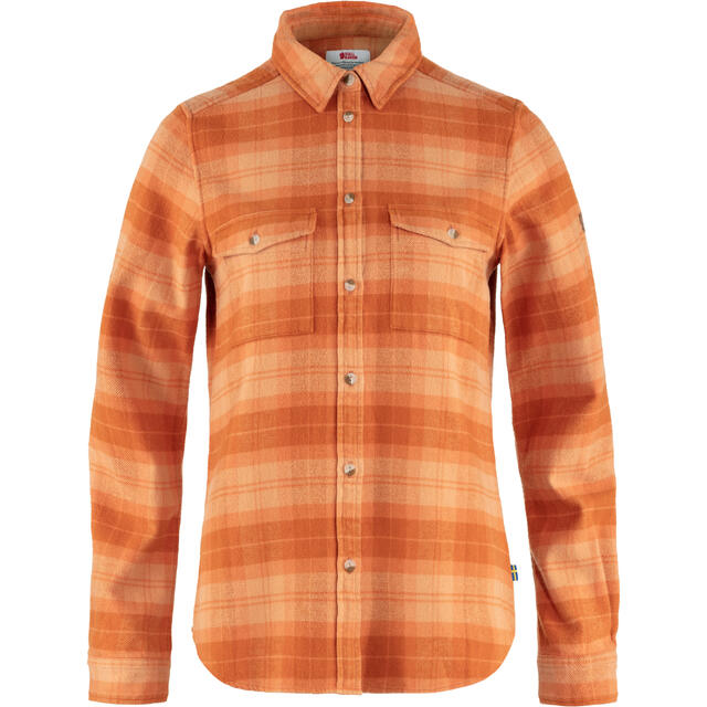 Skjorte til dame XS Fjällräven Övik Heavy Flannel W XS 241-2