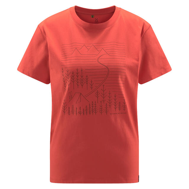 Skjorte til dame XS Haglöfs Camp Tee W XS 5LI
