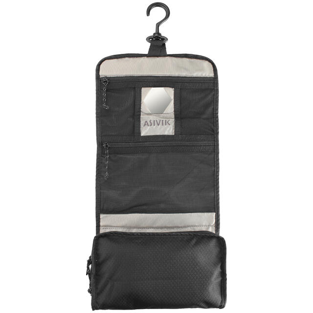 Toalettmappe Asivik Wash Bag Roll Black 