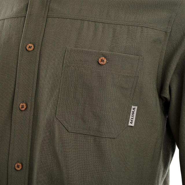 Skjorte til herre M Aclima LeisureWool Woven Shirt M M 025