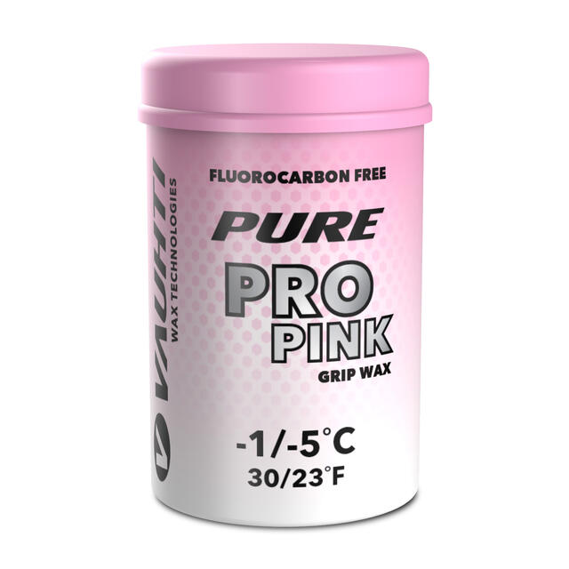 Skismørning Rosa Vauhti Pure Pro Pink Grip Wax 
