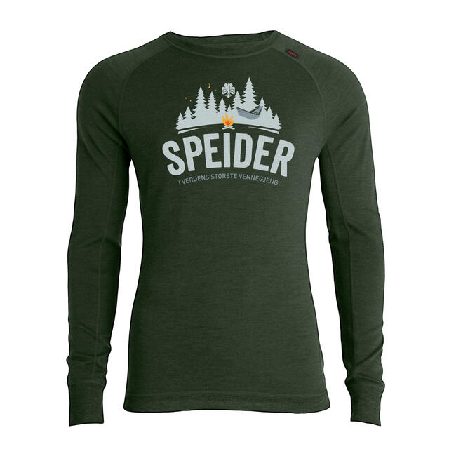 Speidertrøye til herre XL Tufte Bambull Crew M XL 033 NSF