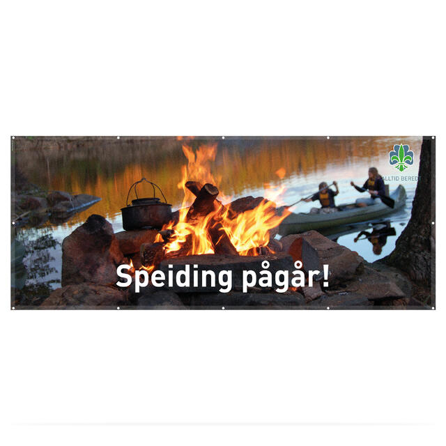 Banner NSF Speiding pågår Banner 3x1 m