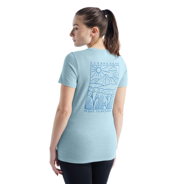 Skjorte til dame S Icebreaker Tech Lite II Tee W S 344