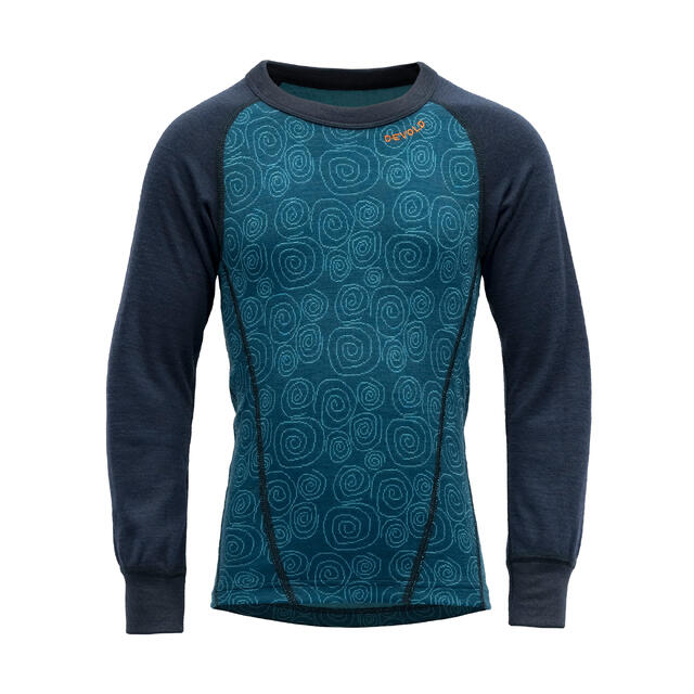 Trøye til barn 2 år Devold Duo Active Merino Shirt Kid 2 422