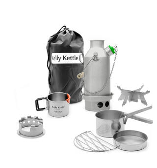 Vannkokerpakke 0,6 liter Kelly Kettle Trekker Kit Steel