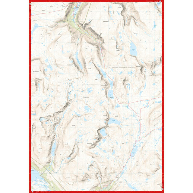 Snøhetta Calazo Høyfjellskart 1:25 000 Dovrefjell 