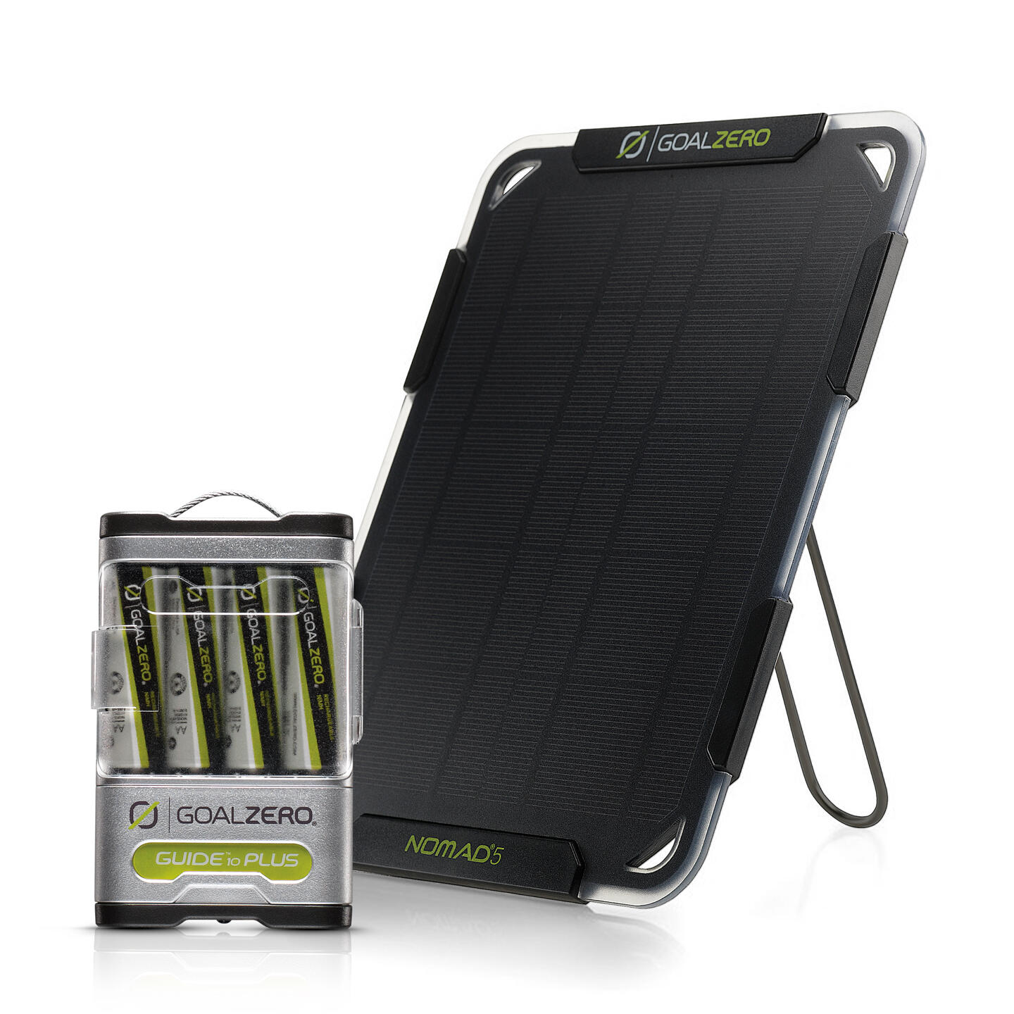 Solcellepanel 5W og batteribank 2,3 Ah