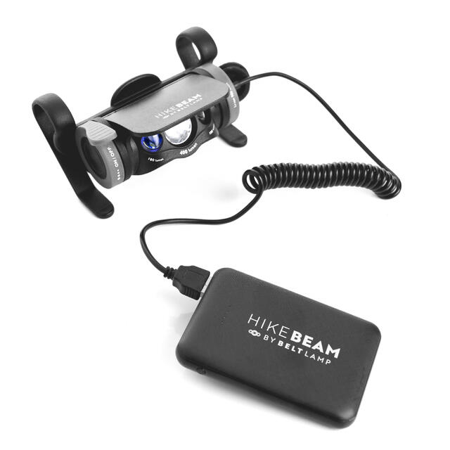 Beltelykt 400 lm Beltlamp Hikebeam 400