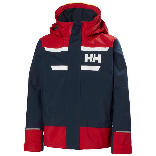 Seilerjakke til junior 10 år Helly Hansen Salt Port Jr 10 597