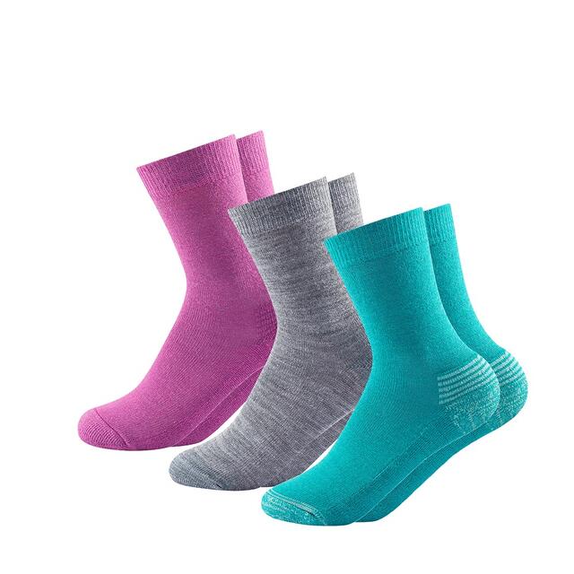 Sokkepakke til barn 31–34 Devold Daily Medium Socks Kid 31–34 370
