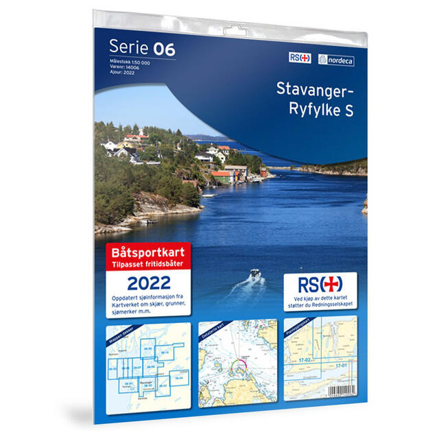 Stavanger-Ryfylke S Nordeca Båtsport 1:50 000 14006 
