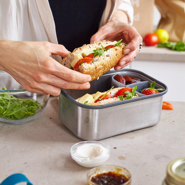 Matboks Black+Blum Sandwich Box 1250 ml Ocean