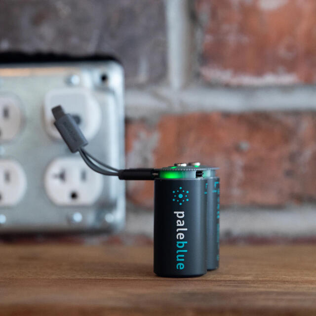 USB-batterier C Pale Blue USB Rechargeable C 2 pk.