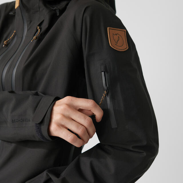 Jakke til dame XL Fjällräven Keb Eco-Shell Jacket W XL 550