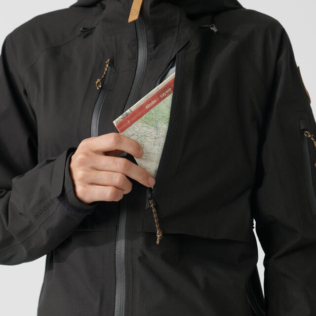 Jakke til dame XL Fjällräven Keb Eco-Shell Jacket W XL 550
