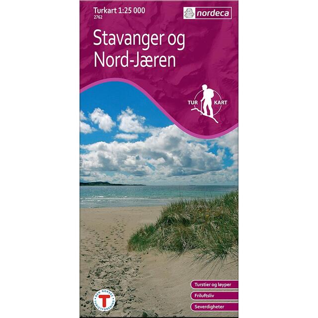 Stavanger og Nord-Jæren Nordeca Turkart 1:25 000 2762 