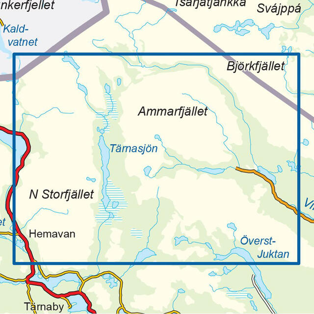 Sverige: Kungsleden-Hemavan Nordeca Sverige 7008 Kungsleden-Hemavan 