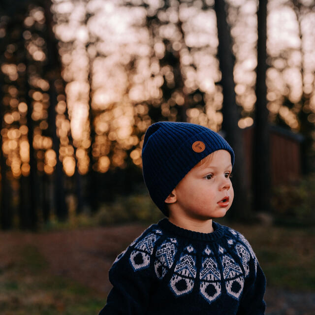 Lue til barn Tufte Raven Beanie Kid 117