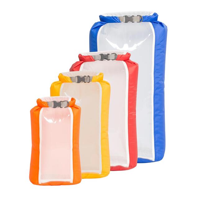 Sett med pakkposer Exped Fold-DryBag CS 4 pk.
