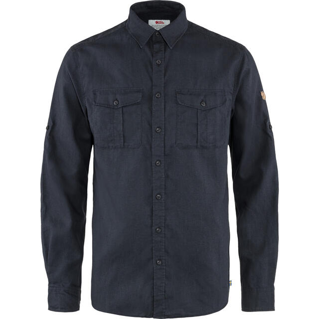 Skjorte til herre L Fjällräven Övik Travel Shirt M L 555