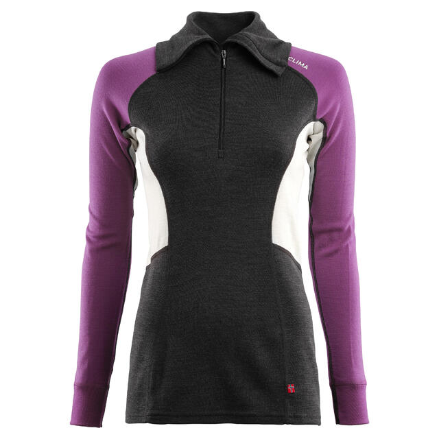 Trøye til dame S Aclima Warmwool Polo W S 342