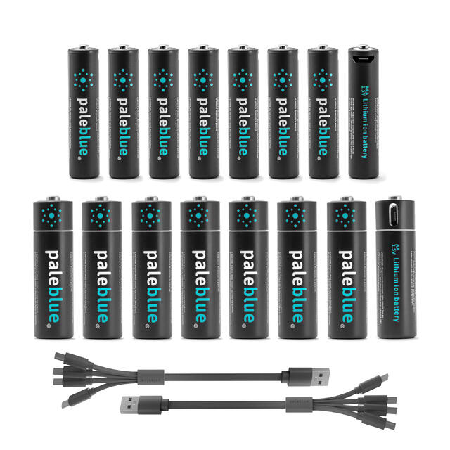 USB-batteripakke 16 pk. Pale Blue Sustainability Kit 