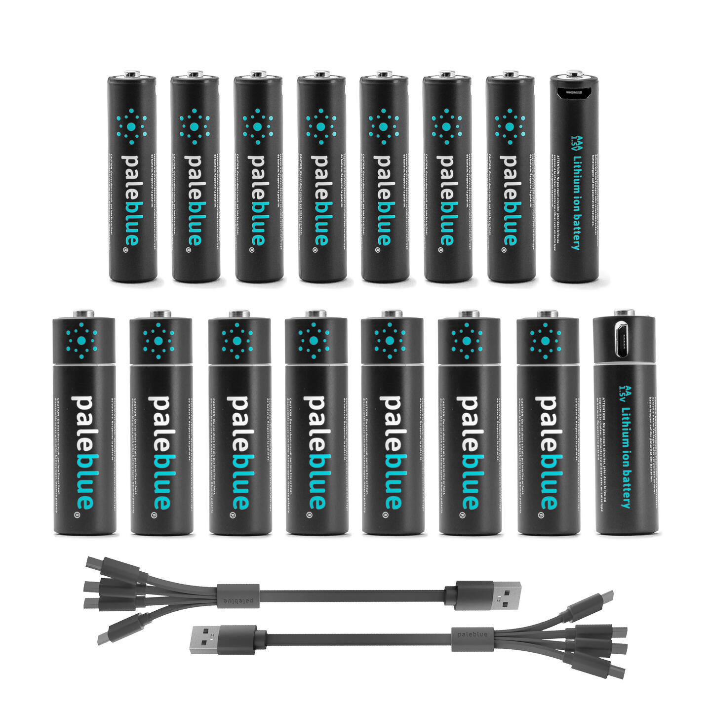 USB-batteripakke 16 pk.