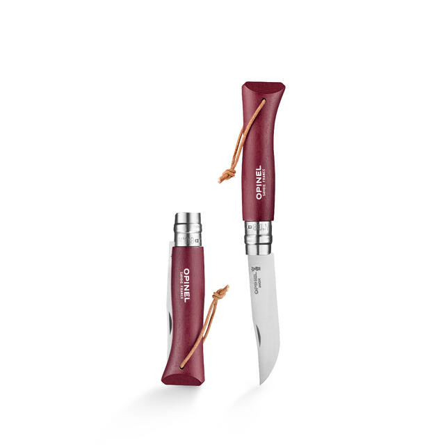 Foldekniv Opinel No 08 Bushwhacker Garnet 