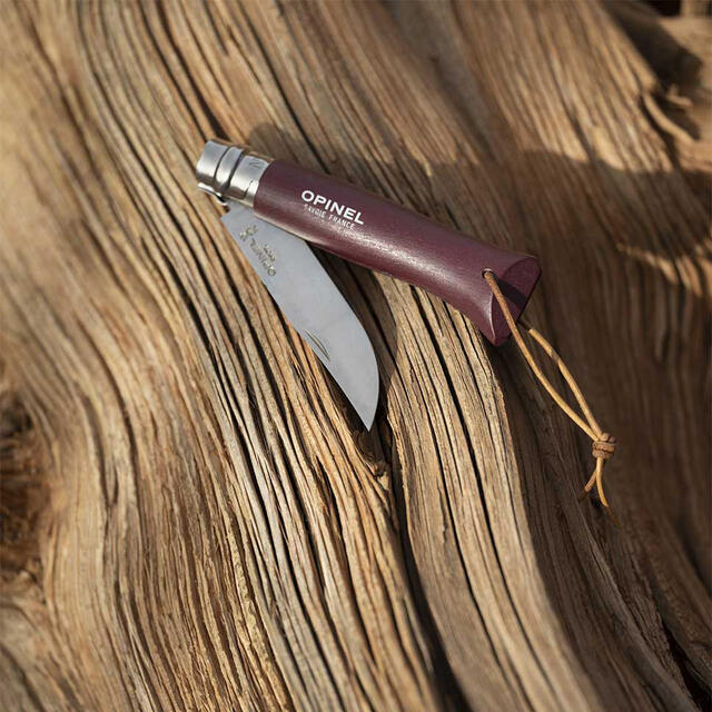 Foldekniv Opinel No 08 Bushwhacker Garnet 