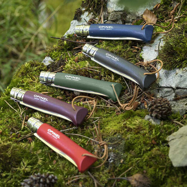 Foldekniv Opinel No 08 Bushwhacker Garnet