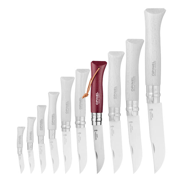 Foldekniv Opinel No 08 Bushwhacker Garnet