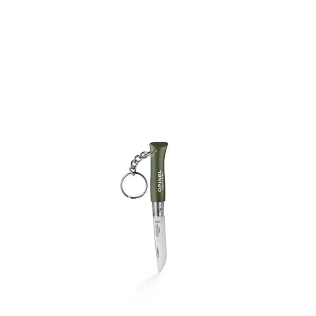 Foldekniv med nøkkelring Opinel No 04 Keychain StainlessSteel Kha