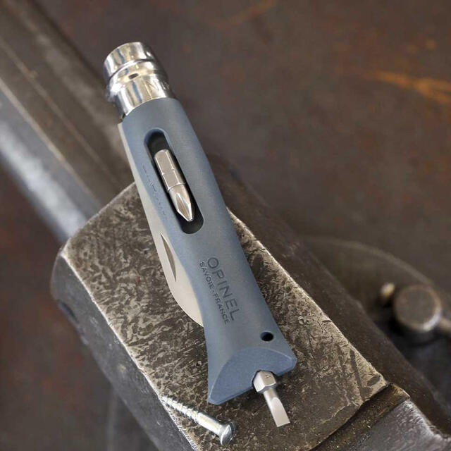 Foldekniv Opinel No 09 DIY StainlessSteel Grey