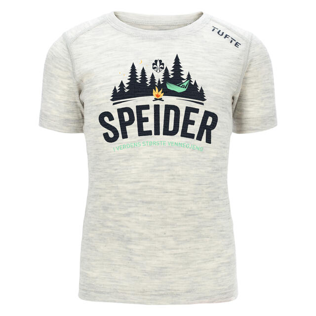 Skjorte til barn 9–10 år Tufte Frost Merino Tee Kid 134–140 006