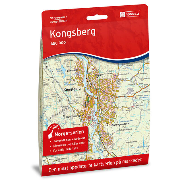 Kongsberg Nordeca Norge 1:50 000 10026 