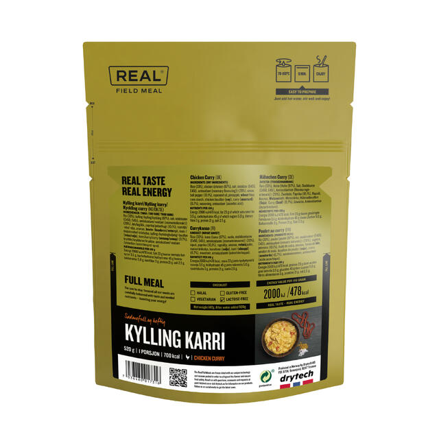 Kylling karri Real Field Meal Chicken Curry 