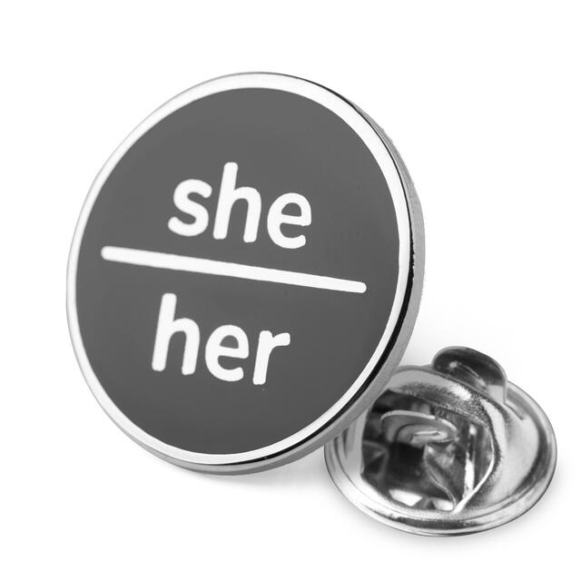 Pronomen-pins Scouts Pronoun Pin Badge She-Her 