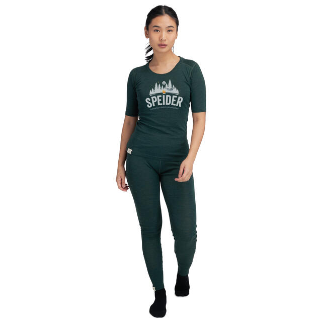 Skjorte til dame L Tufte Frost Merino Tee W L 200 NSF