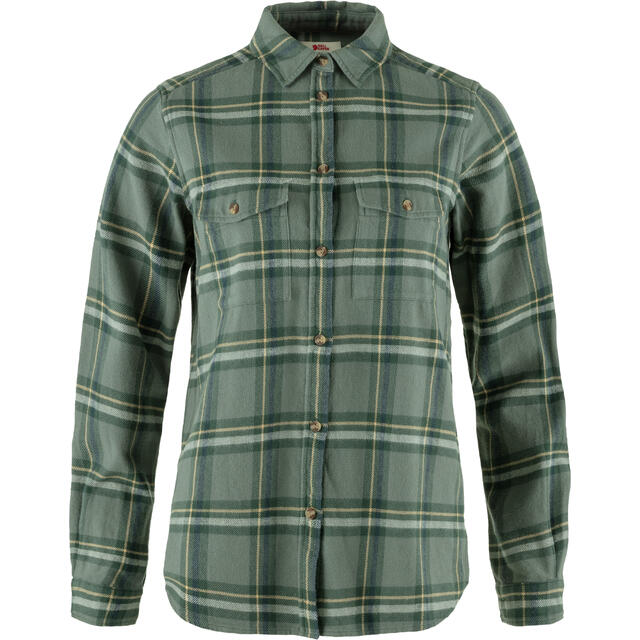 Skjorte til dame M Fjällräven Övik Heavy Flannel W M 614-67