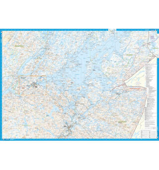 Finland: Inarijärvi Vätsäri Tsarmituntur Calazo Skjærgårdskart 1:100 000 1:25 000