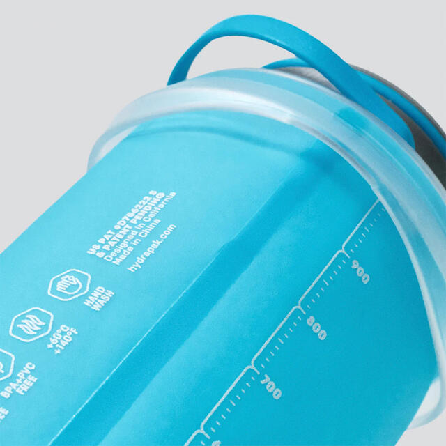 Flaske 1 liter Hydrapak Stash Bottle 1 liter MalibuBlue
