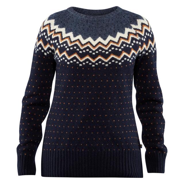 Genser til dame S Fjällräven Övik Knit Sweater W S 555