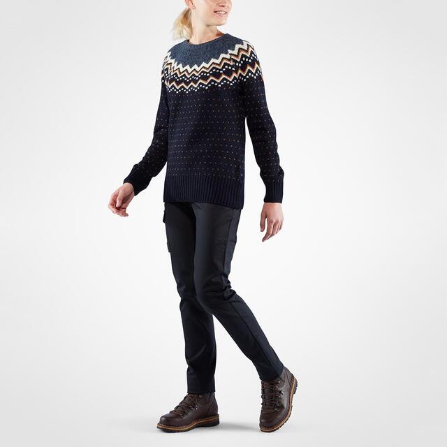 Genser til dame S Fjällräven Övik Knit Sweater W S 555