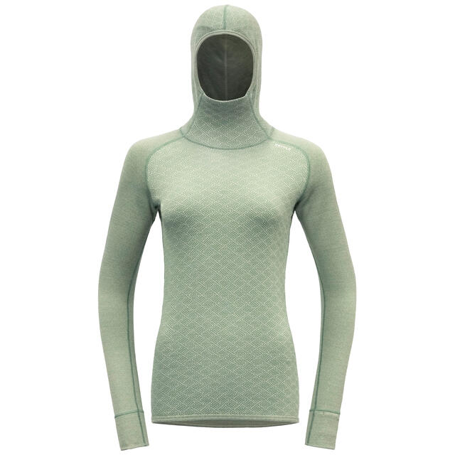 Hettegenser til dame M Devold Kvitegga Merino Hoodie W M 010