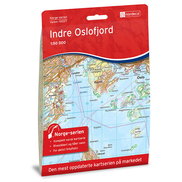 Indre Oslofjord Nordeca Norge 1:50 000 10027 
