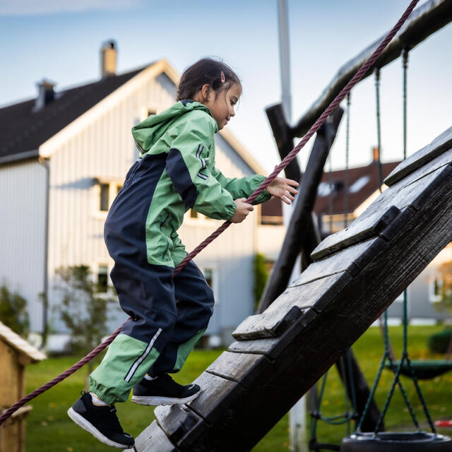 Utedress til barn 4 år Bergans Lilletind Coverall Kid 104 25384
