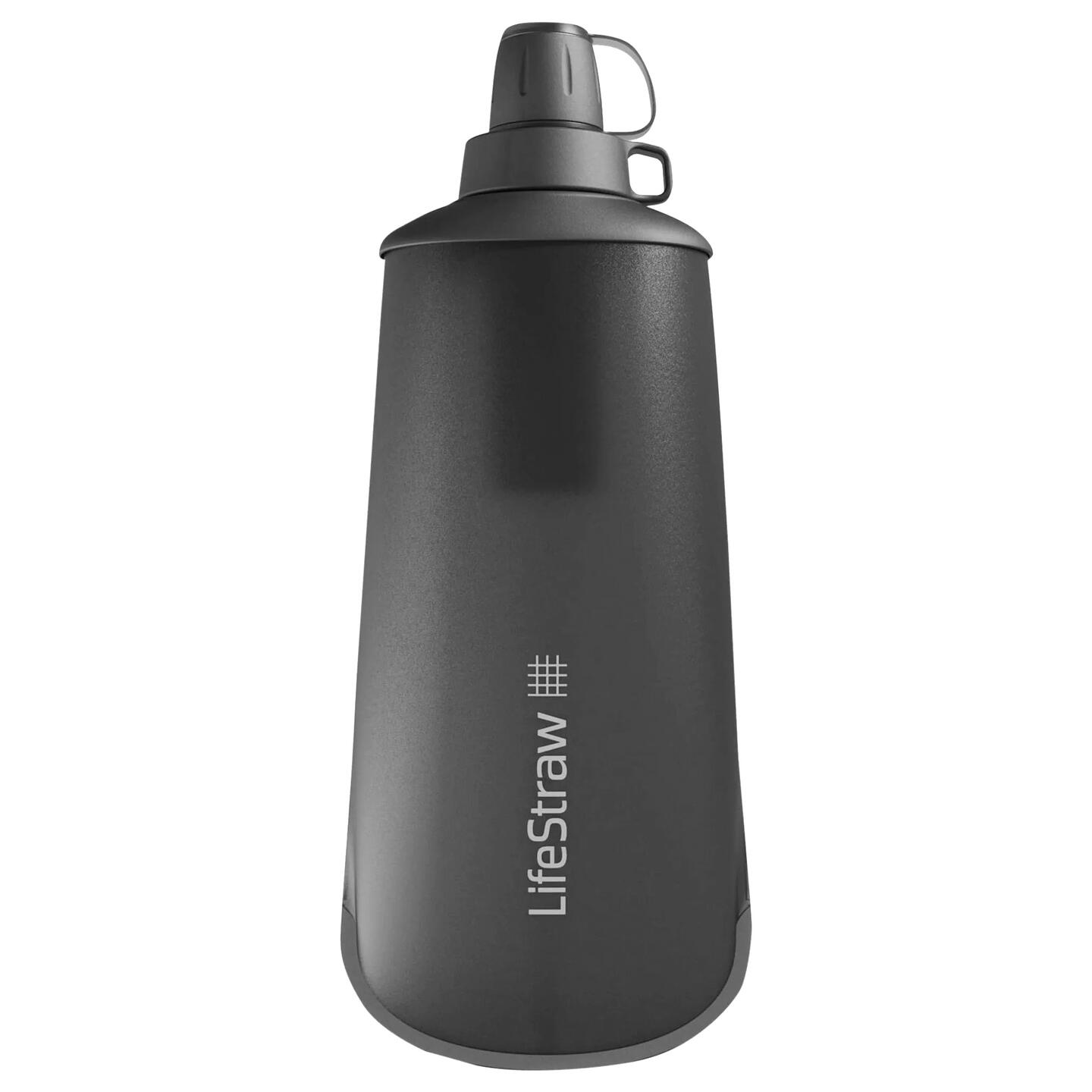Klemmeflaske med vannrenser Lifestraw Peak Squeeze 1 liter DarkGrey - tau - tau - tau - tau - tau - tau - tau - produkter - produkter - produkter - pr
